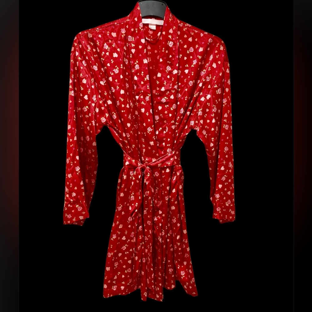 Victoria’s Secret Hearts n Flowers Robe OS